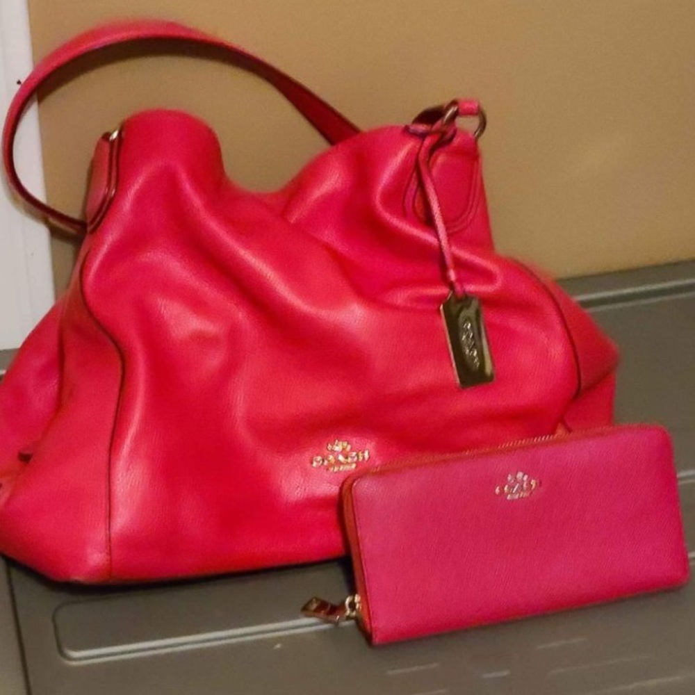 Coach bag and wallet